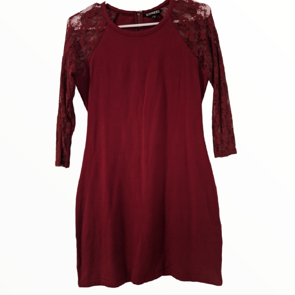 Cranberry dress. Perfect for Christmas!
